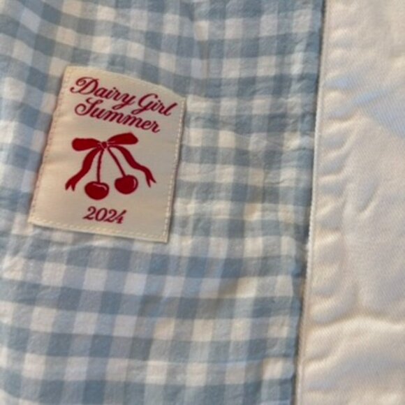 Dairy boy Dairy Girl Summer EVERYDAY PICNIC TOTE COUNTRYSIDE BLUE🐎💙🤍 - Picture 3 of 8